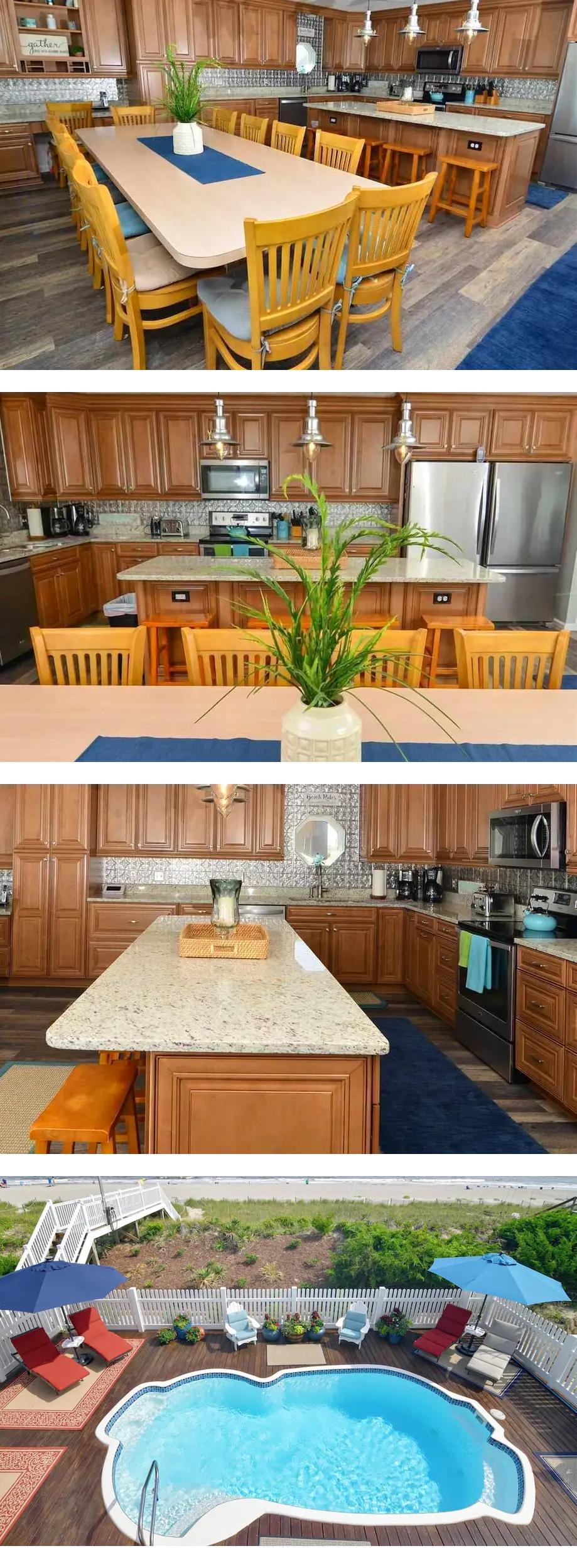 Breaker's Edge offers a heatable pool, e...