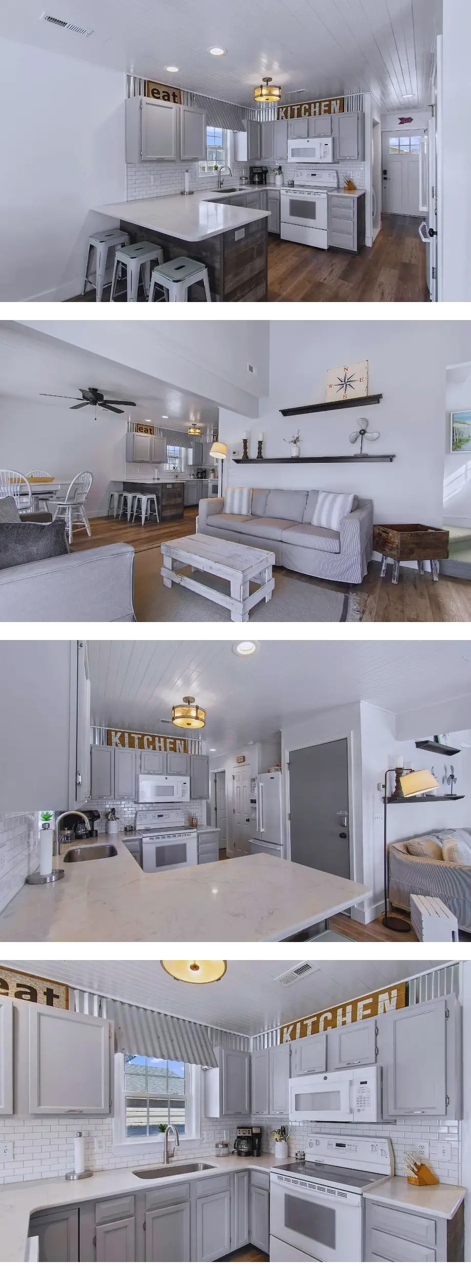 Rustic coastal themed home offering 4 be...